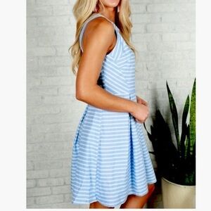 Jessica Simpson Fit & Flare Striped Dress